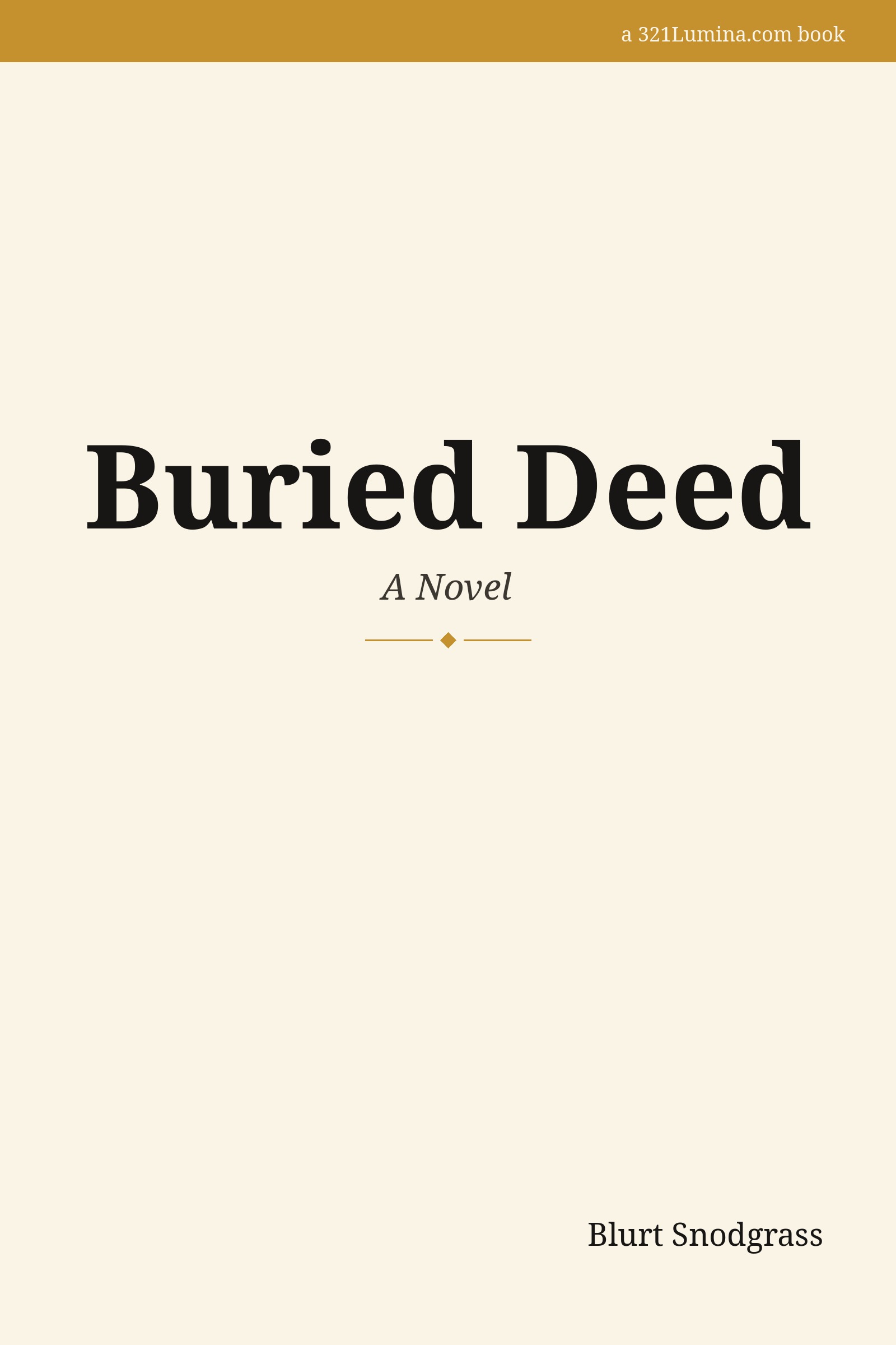 Buried Deed cover