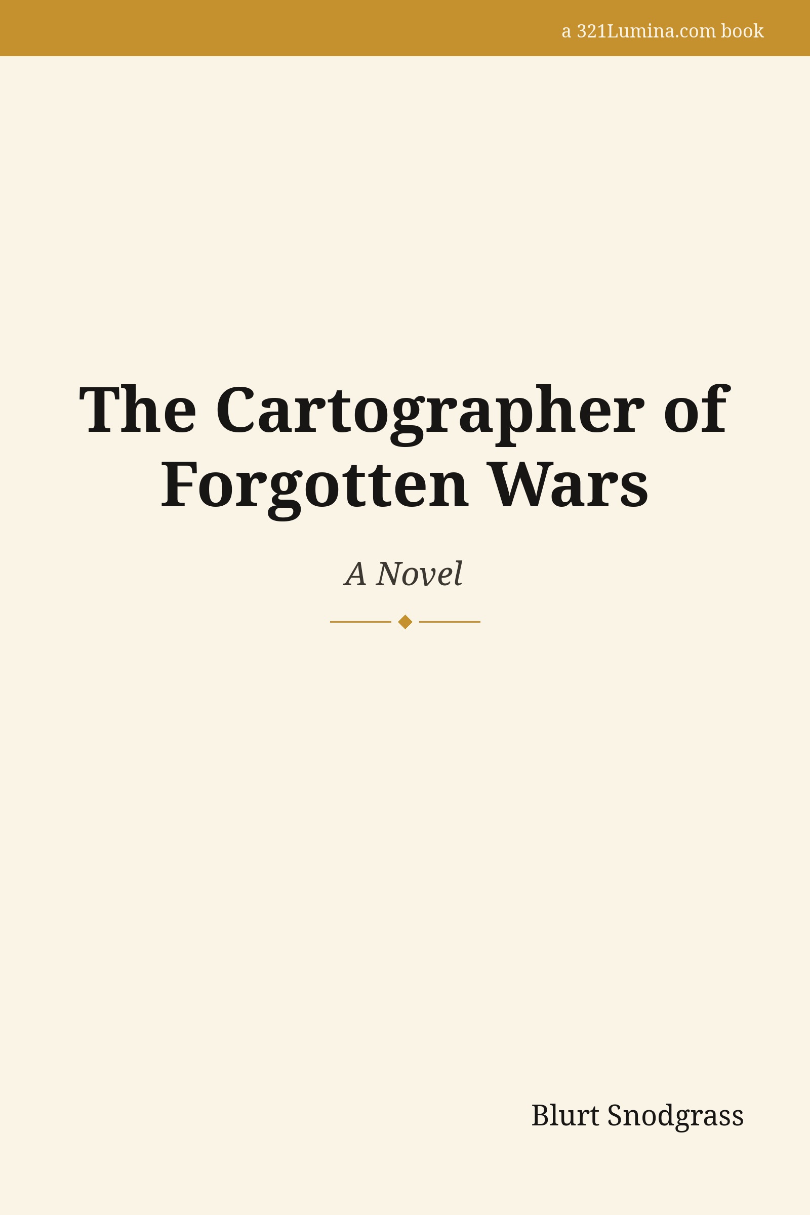 The Cartographer of Forgotten Wars cover